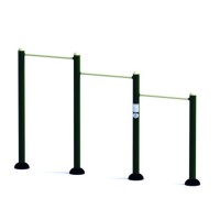 High Quality Galvanized Steel Adult Three Gymnastics Horizontal Bar Fitness Equipment