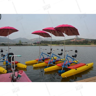 New Outdoor Water Amusement Pedal Boat Adult Water Bike Bicycle For Sale