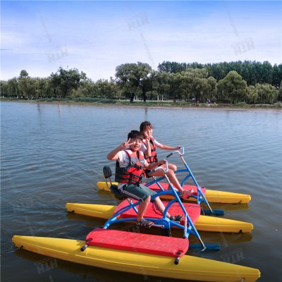 Outdoor Portable Plastic Single Seat Family Water Bicycle Electric Sea Bikes For Sale